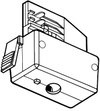 3-circuit track - Adapter 3-circuit plug for tracks - 3-phase adapter