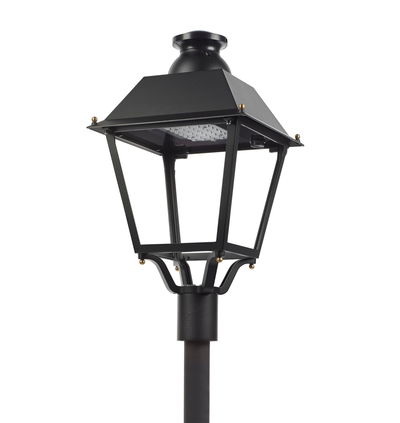 Villa LED gen2 - LED module 5000 lm - 830 bianco caldo - Power supply unit - Classe di isolamento II - Distribuzione media (DM) 50 - Vetro piano FG