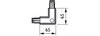3-circuit track - Angolo esterno 90° CCPE - L-COUPLER EXTERNAL