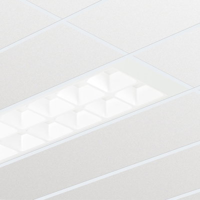 PowerBalance recessed - Generation 2 - LED Module, system flux 3400 lm - 940 bianco neutro - Power supply unit with DALI interface - Larghezza 0,30 m,
