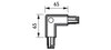 3-circuit track - Angolo interno 90° CCPI - L-COUPLER INTERNAL