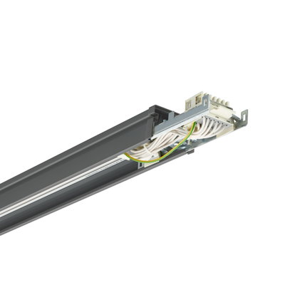 Maxos fusion Rail - 9 conductors - Argento SI - Colore: Argento SI - Connessione: Connettore interno CI