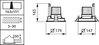 StoreFlux3 - LED Module, system flux 1200 lm - 830 bianco caldo - Power supply unit external (PSU) - Ottica fascio medio MB - White and white