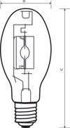 MASTERColour CDM MW Eco - Halogen metal halide lamp without reflector - Potenza: 230 W - Classe di efficienza energetica (ELL): A+