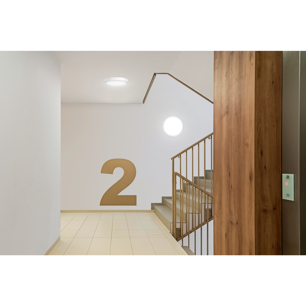 CoreLine Wall-mounted, All-in, 29 W, 3600 lm, 4050 lm, 2700 K, 3000 K, 4000 K, Wireless, Interact Ready, EL-ready – Immagine 3 di 4