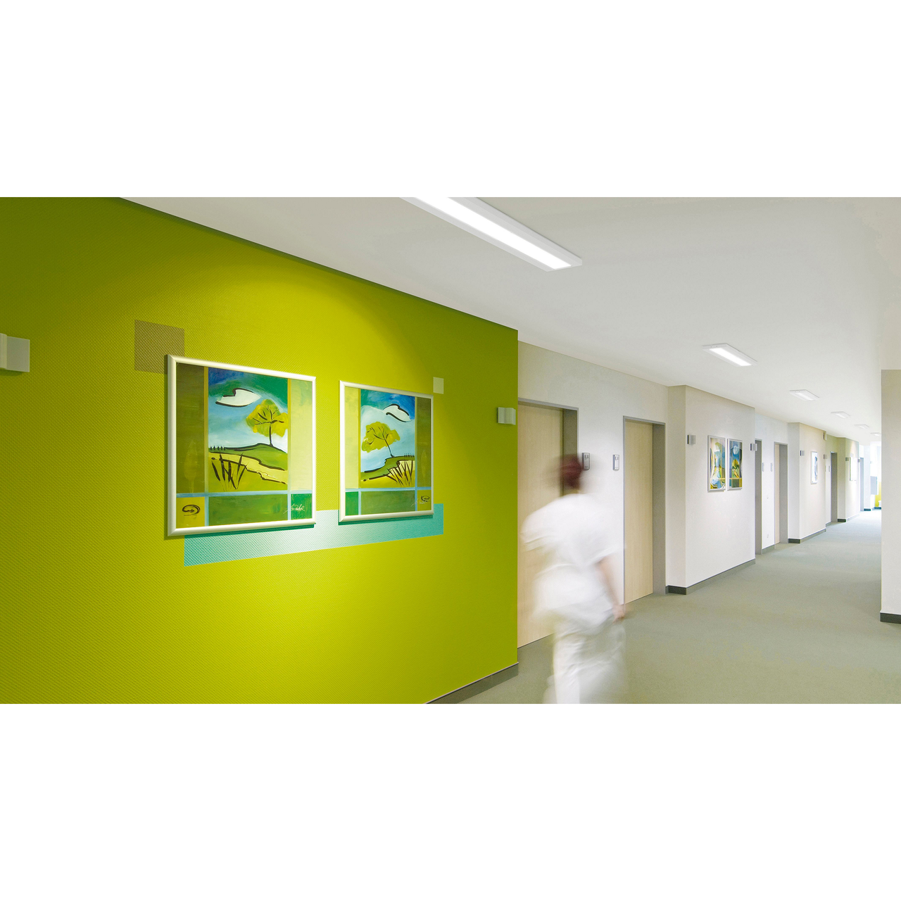 CoreLine surface mounted gen 4, All-in, 38.5 W, 23 W, 1200x200 mm, 3600 lm, 4500 lm, 6000 lm, 4000 K, DALI, UGR19 – Immagine 8 di 9