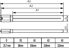 CorePro, LED, PL-L, HF, 217 mm, 8 W, 18W PL-L, 3000 K, 960 lm, CRI 80, 30000 ore – Immagine 5 di 5