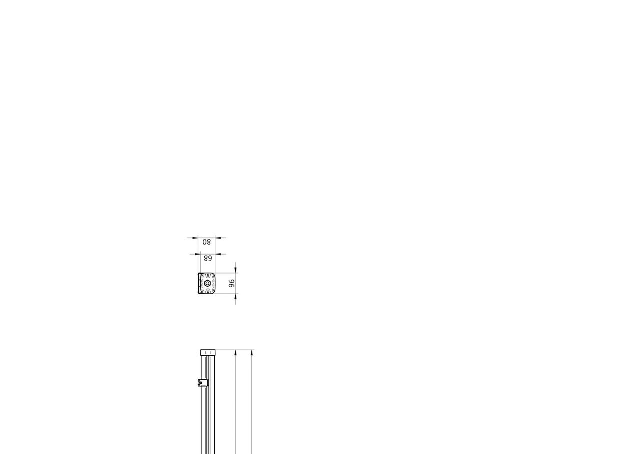 Pacific LED Gen5, Waterproof, 62 W, L1800 mm, 10000 lm, 4000 K, DALI, Fascio largo, Trasparente, IP66, IK08 – Immagine 10 di 10