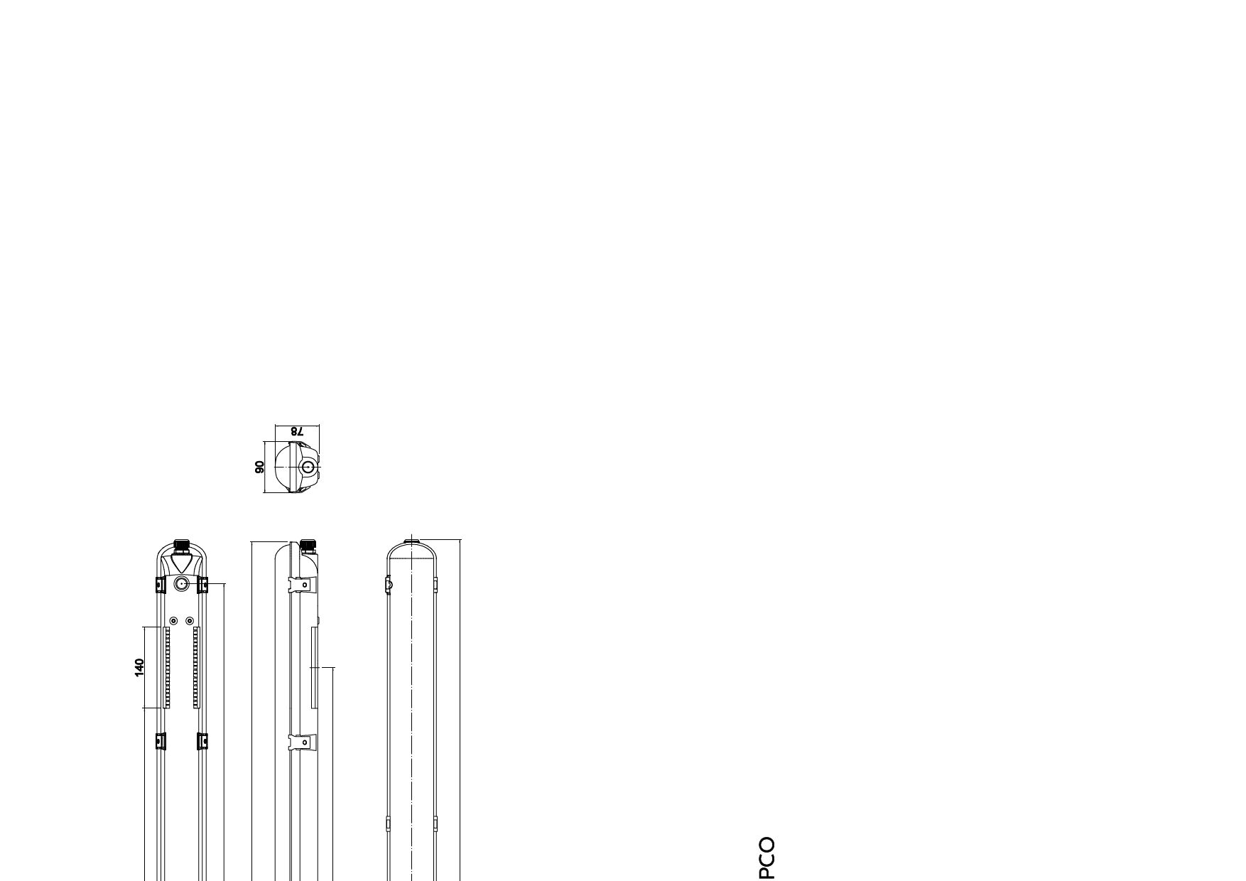 Ledinaire Stagna WT065C, 60 W, L1500 mm, 9800 lm, 4000 K, Simmetrica, Trasparente, IP65, IK08, TW1-ready – Immagine 5 di 5