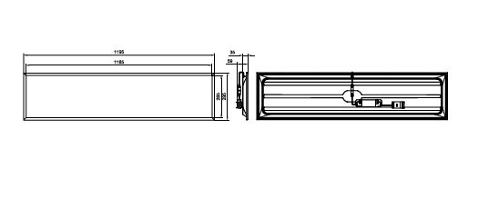 Ledinaire panel gen5, All-in, 30 W, 1200x300 mm, VPC, 3400 lm, 3600 lm, 3000 K, 3500 K, 4000 K, UGR19 – Immagine 18 di 18