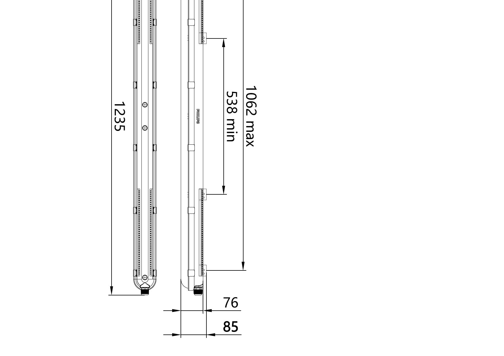 CoreLine Stagna Gen3, 17 W, L1200 mm, 2700 lm, 4000 K, Simmetrica, Trasparente, IP66, IK08, TW3, EL-ready – Immagine 20 di 20