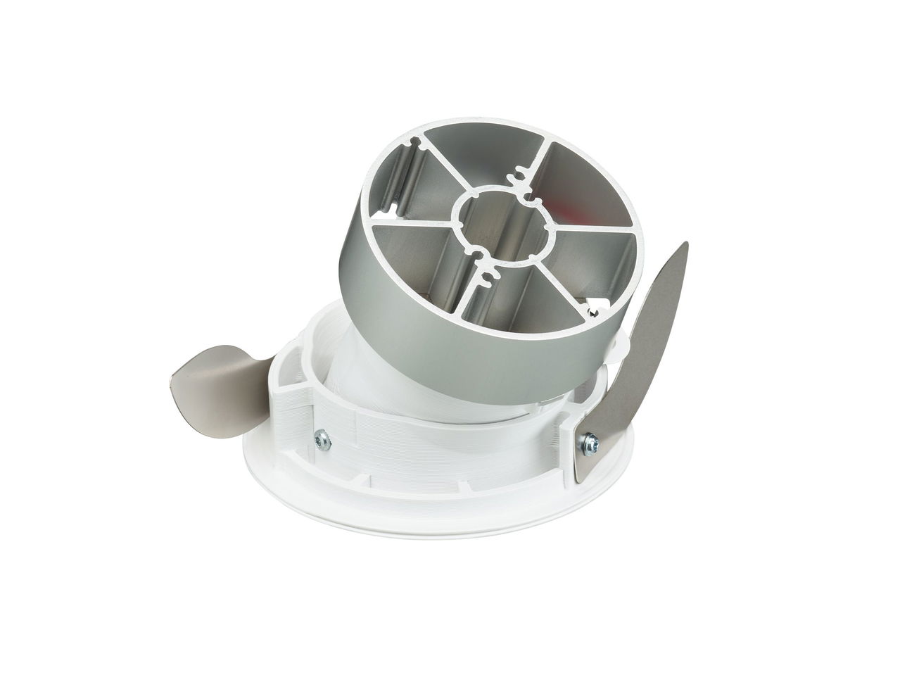 GreenSpace Evo Mini Adjustable, Recessed accent, 3D printed, 6.8 W, D89 mm, 900 lm, 4000 K, IP20 – Immagine 2 di 3
