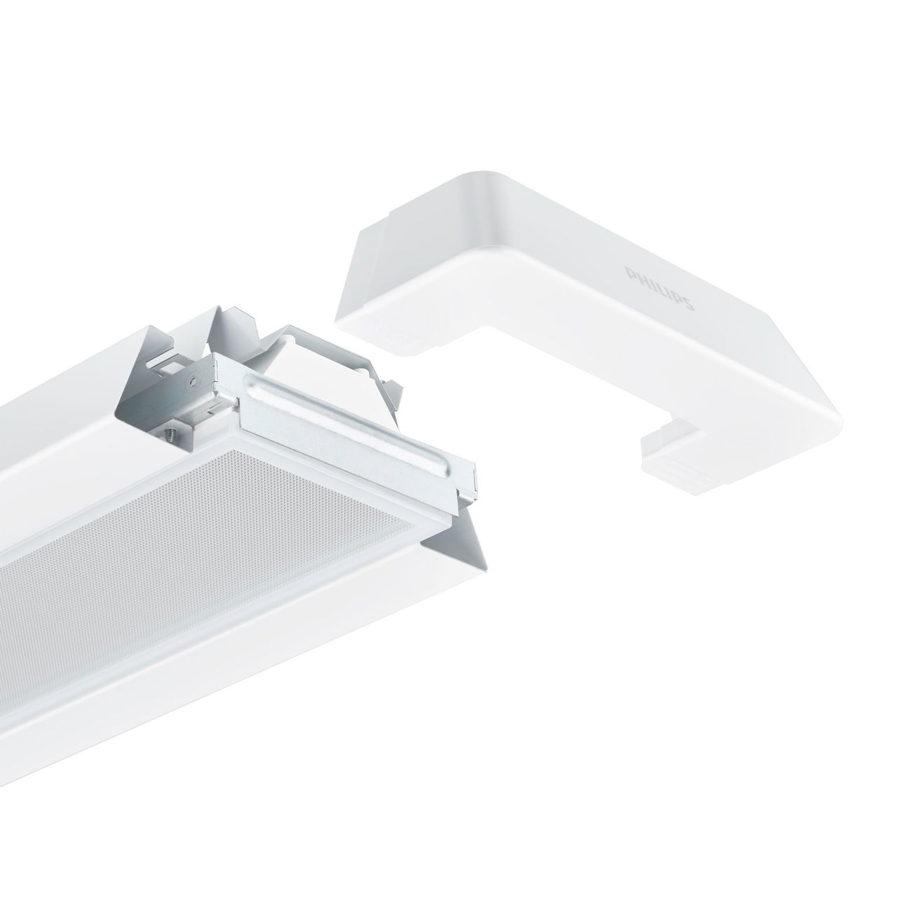 FlexBlend, sospeso, 42.5 W, 1470x200 mm  H73 mm, SMT, 4500 lm, 4000 K, CRI90, DALI, UGR19, EL-DC – Immagine 8 di 9