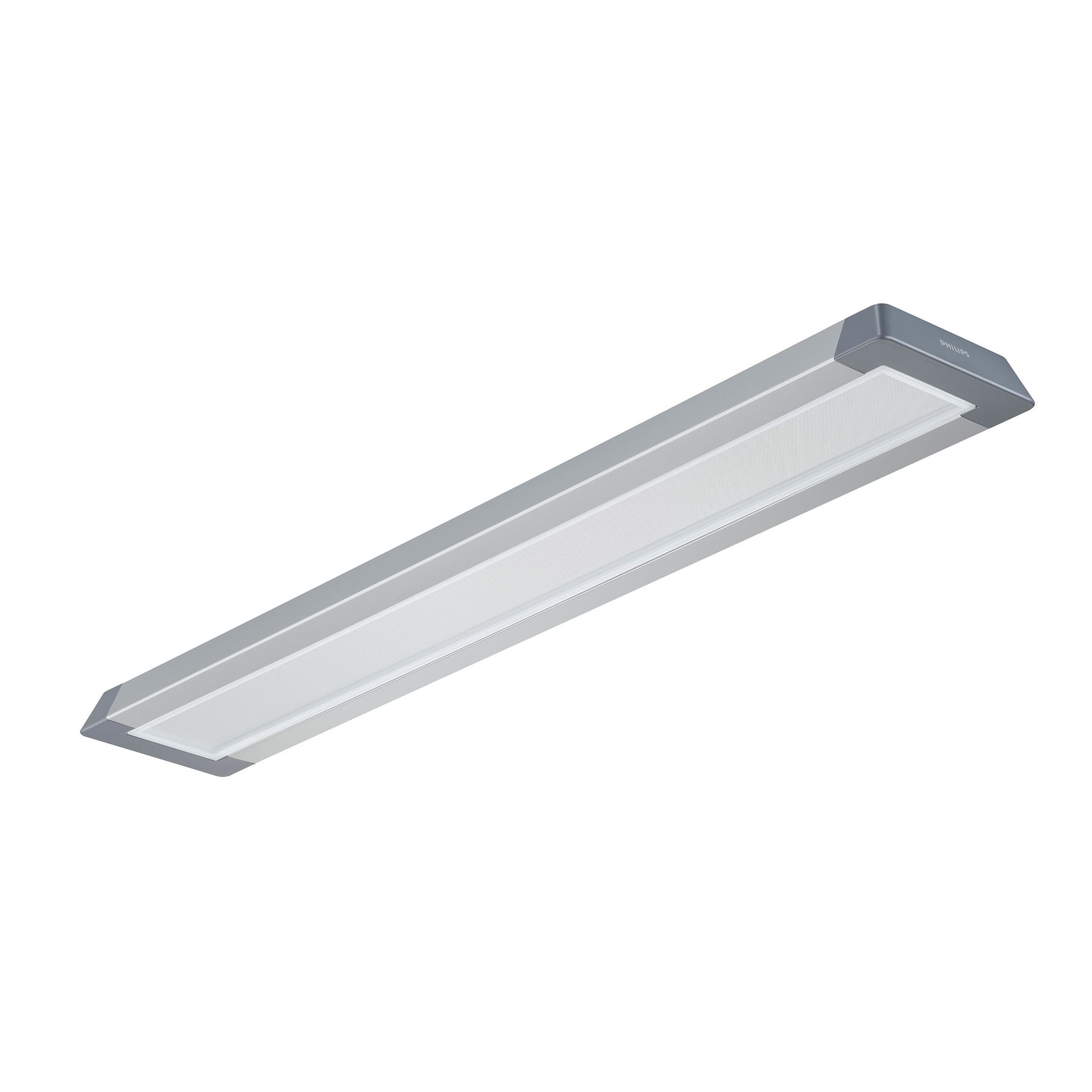 FlexBlend, montaggio su superficie, 34.5 W, 1470x200 mm  H73 mm, 3500 lm, 4000 K, CRI90, DALI, UGR19, EL-DC