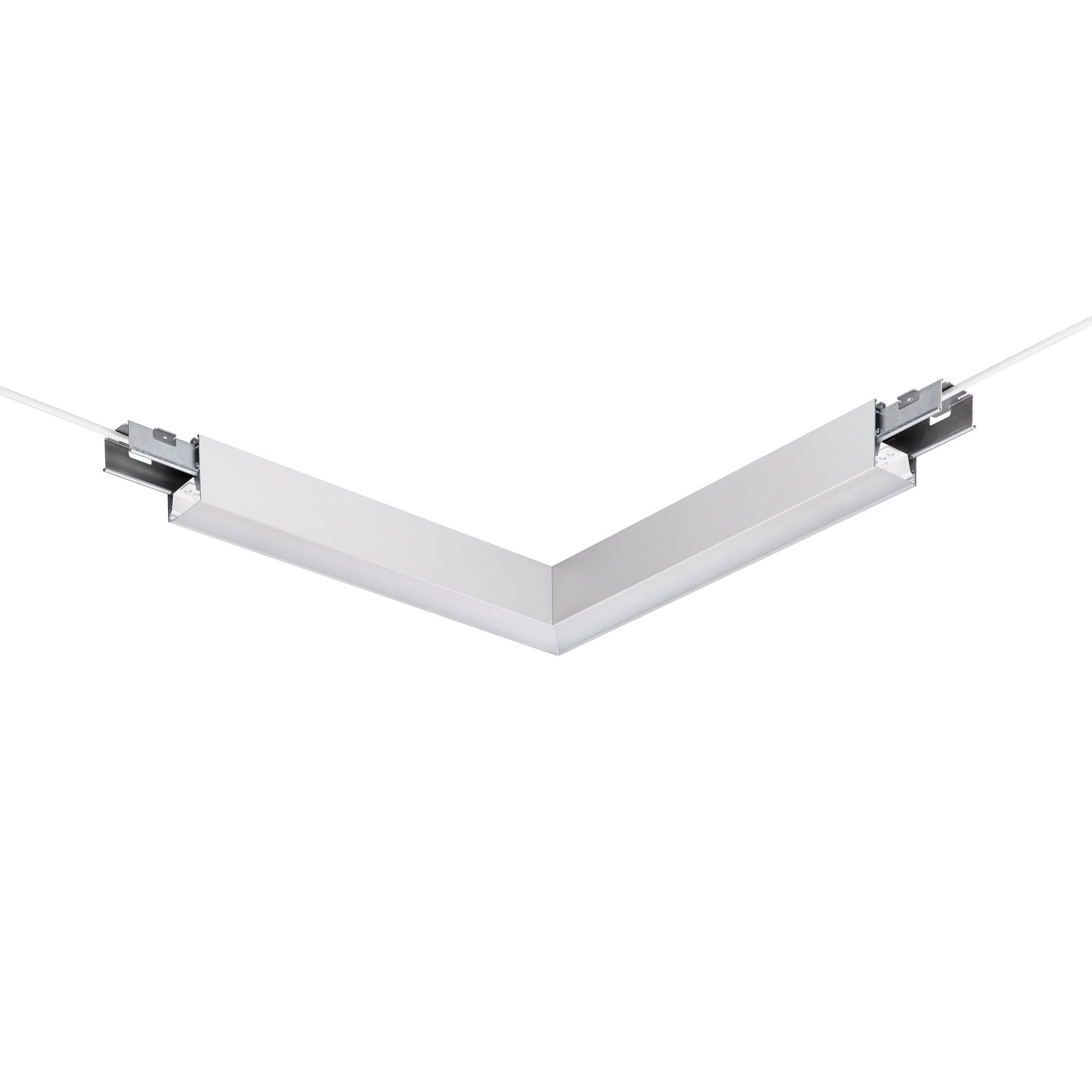 KeyLine, da superficie e sospese, Corner profile, 21 W, L600 x L600 mm  H70 mm, 2700 lm, 4000 K, DALI, UGR19