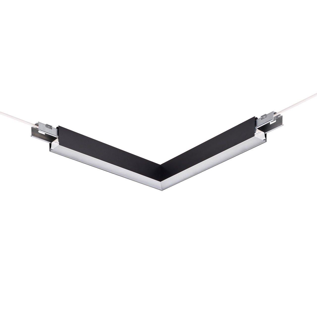 KeyLine, da superficie e sospese, Corner profile, 21 W, L600 x L600 mm  H70 mm, 2700 lm, 4000 K, DALI, UGR19