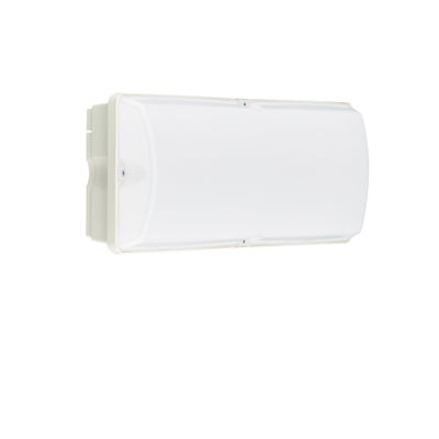 Ledinaire  Wall-mounted rettangolare, 6 W, 374x150 mm, 630 lm, 4000 K, Dimmer basato su sensore, MDU2, IP65