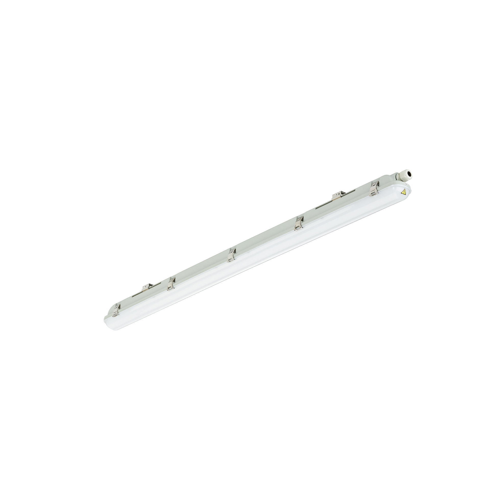 Ledinaire Stagna WT065C, (in brown Eco Packaging), 22 W, L1200 mm, 2400 lm, 4000 K, Simmetrica, Opale, IP65, IK08, TW1-ready