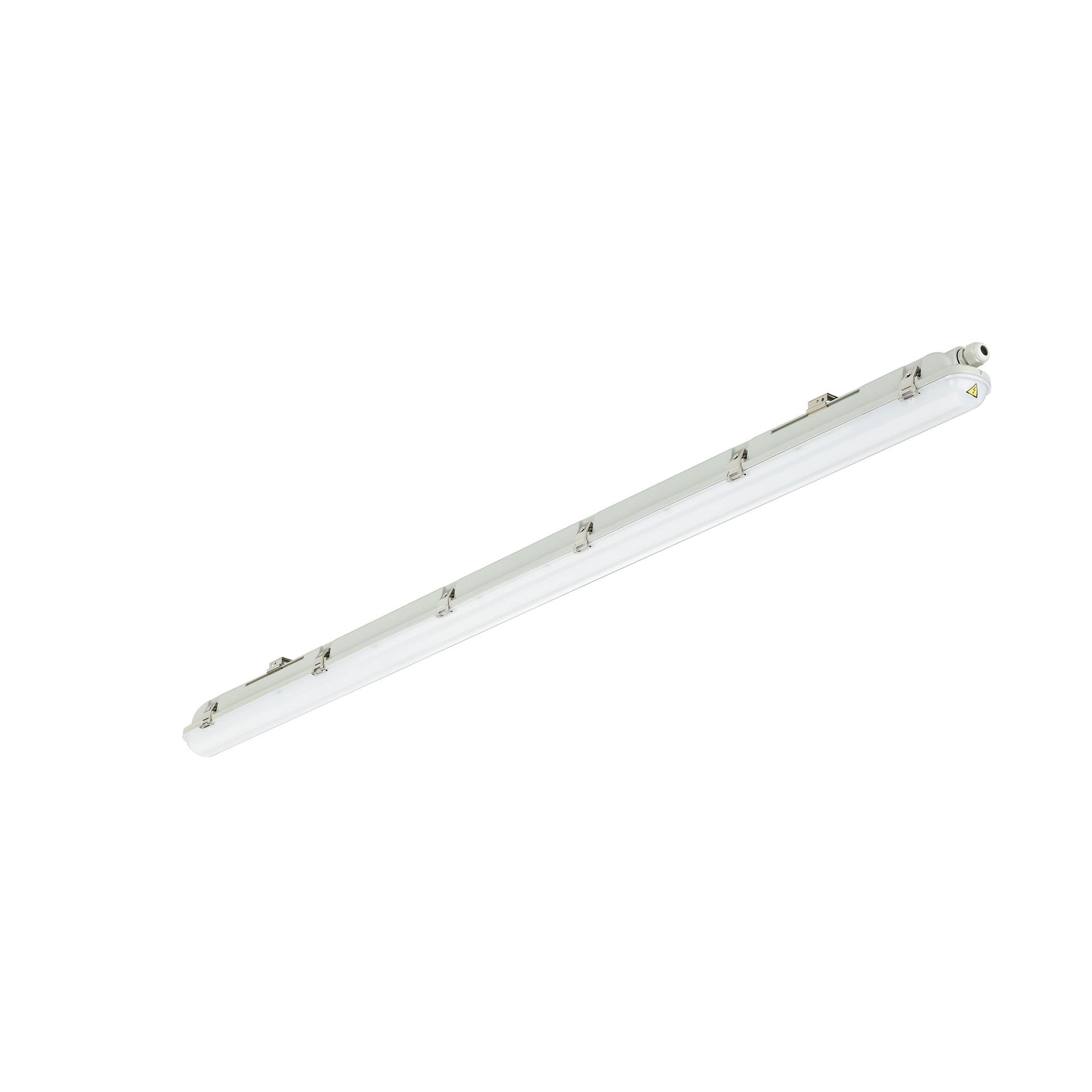 Ledinaire Stagna WT065C, (in brown Eco Packaging), 31 W, L1500 mm, 3500 lm, 4000 K, Simmetrica, Opale, IP65, IK08, TW1-ready