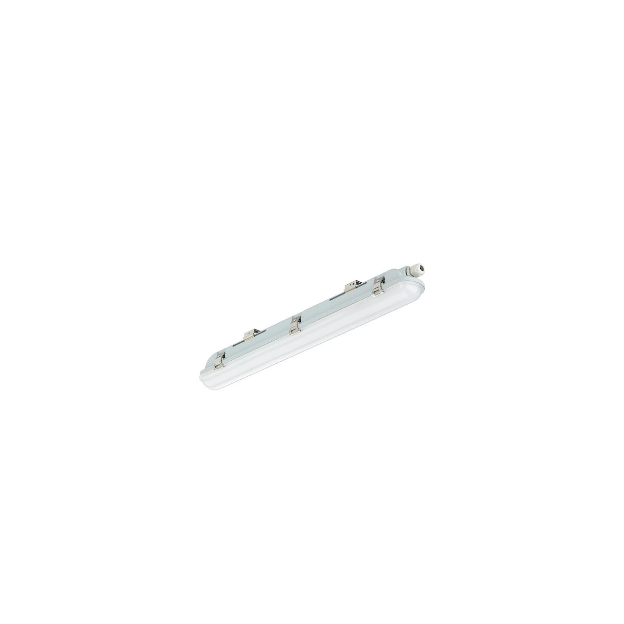 Ledinaire Stagna WT065C, (in brown Eco Packaging), 16 W, L600 mm, 1800 lm, 4000 K, Simmetrica, Opale, IP65, IK08, TW1-ready
