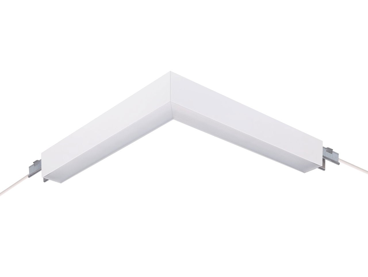 KeyLine, da superficie e sospese, Corner profile, 21 W, L600 x L600 mm  H70 mm, 2700 lm, 4000 K, DALI, UGR19 – Immagine 4 di 8