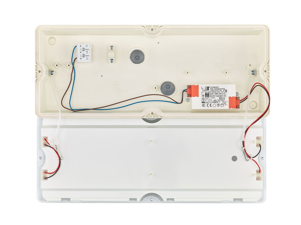 Ledinaire  Wall-mounted rettangolare, 6 W, 374x150 mm, 630 lm, 4000 K, IP65 – Immagine 4 di 6