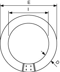 MASTER TL-E Circular Super 80 -  Fluorescent lamp -  Consumo energetico: 40.8 W -  Classe di efficienza energetica: G – Immagine 2 di 2