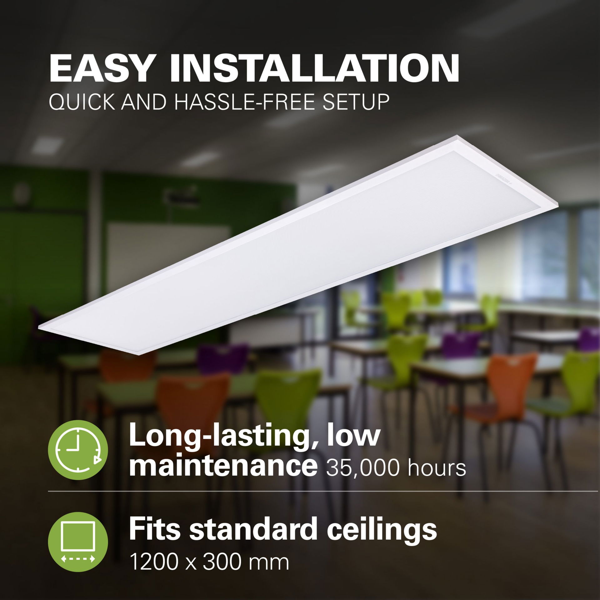 Pannello Mazda+, 28, 1200x300 mm, VPC, 3400 lm, 4000 K – Immagine 3 di 26
