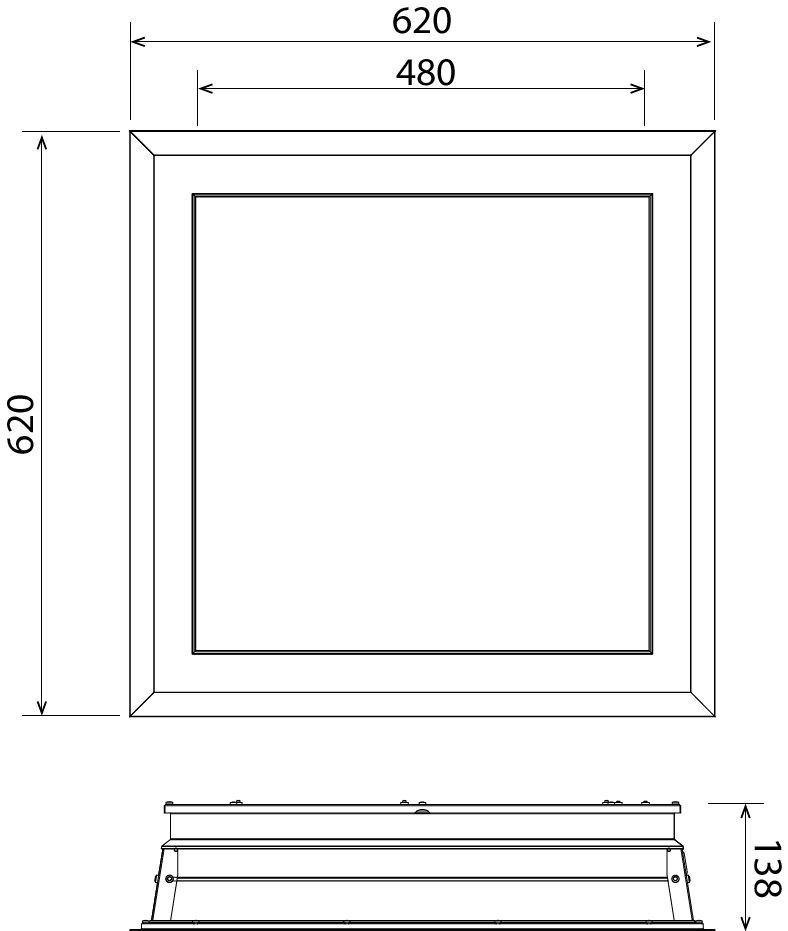 Lucernario NatureConnect, 75 W, 6600 lm, Tunable White, DALI – Immagine 3 di 3