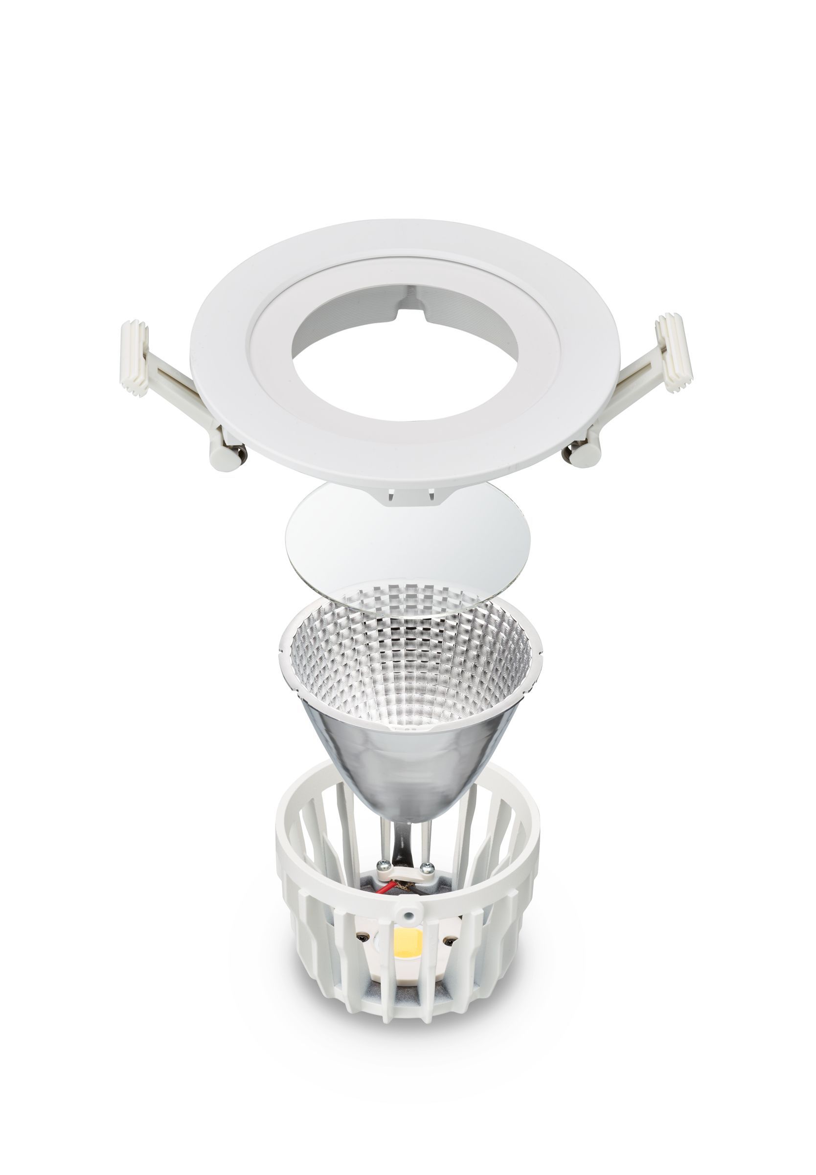 GreenSpace Accent Fixed Gen2, Recessed, 19.6 W, D150 mm, 2800 lm, 4000 K, Fascio largo, Riflettore PerfectAccent, Bianco, IP20 – Immagine 2 di 4