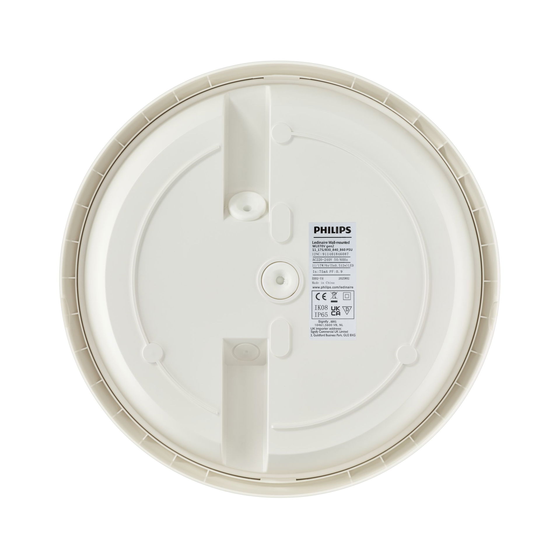 Ledinaire Wall-mounted gen2, All-in, 17 W, 1100 lm, 1700 lm, 3000 K, 4000 K, 5700 K – Immagine 4 di 5