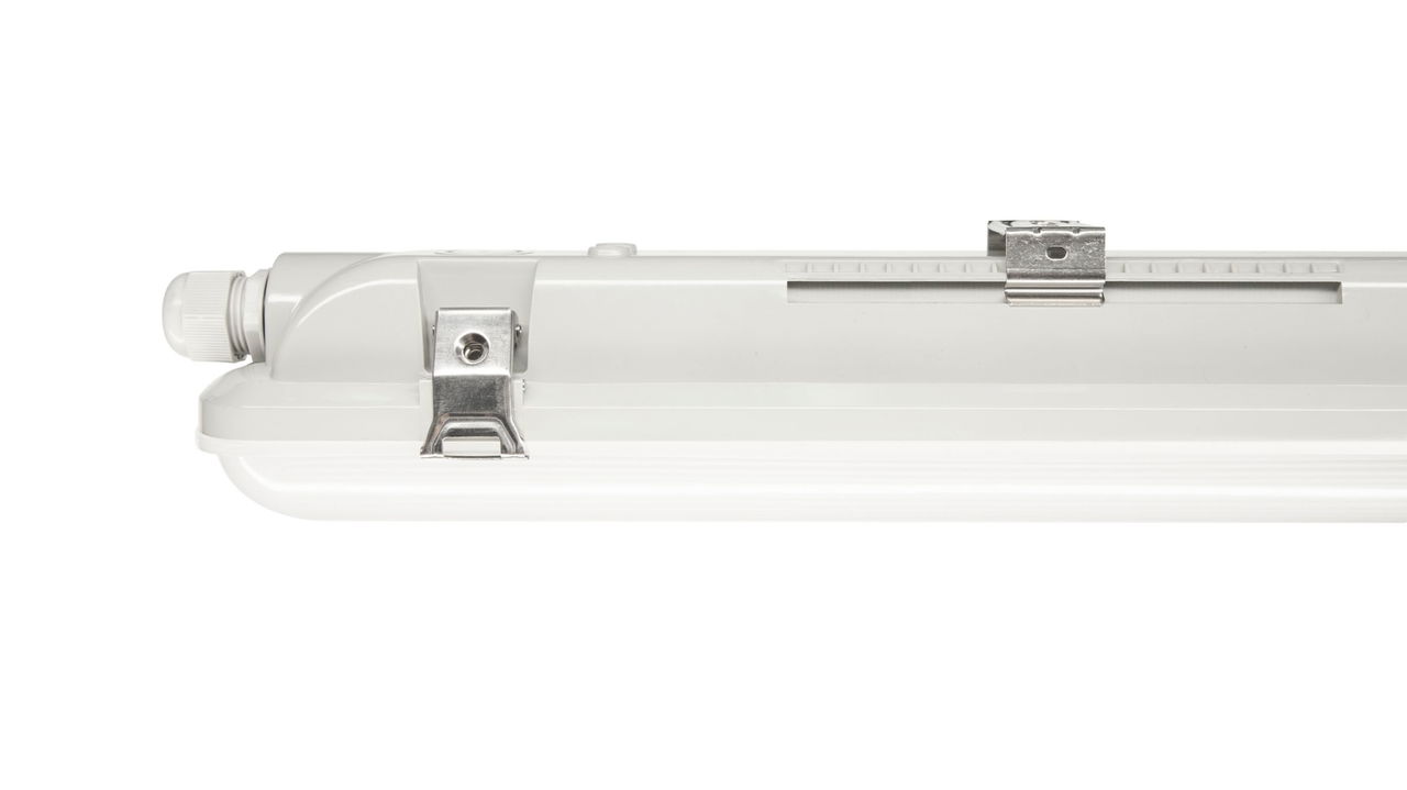 Ledinaire Stagna WT065C, 60 W, L1500 mm, 9800 lm, 4000 K, Simmetrica, Trasparente, IP65, IK08, TW1-ready – Immagine 2 di 5