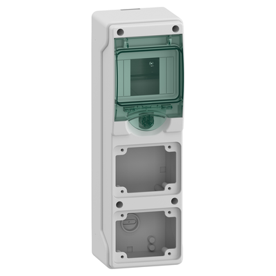 MiniQuadro Mureva Enclosures IP65 4 moduli 2 prese da incasso