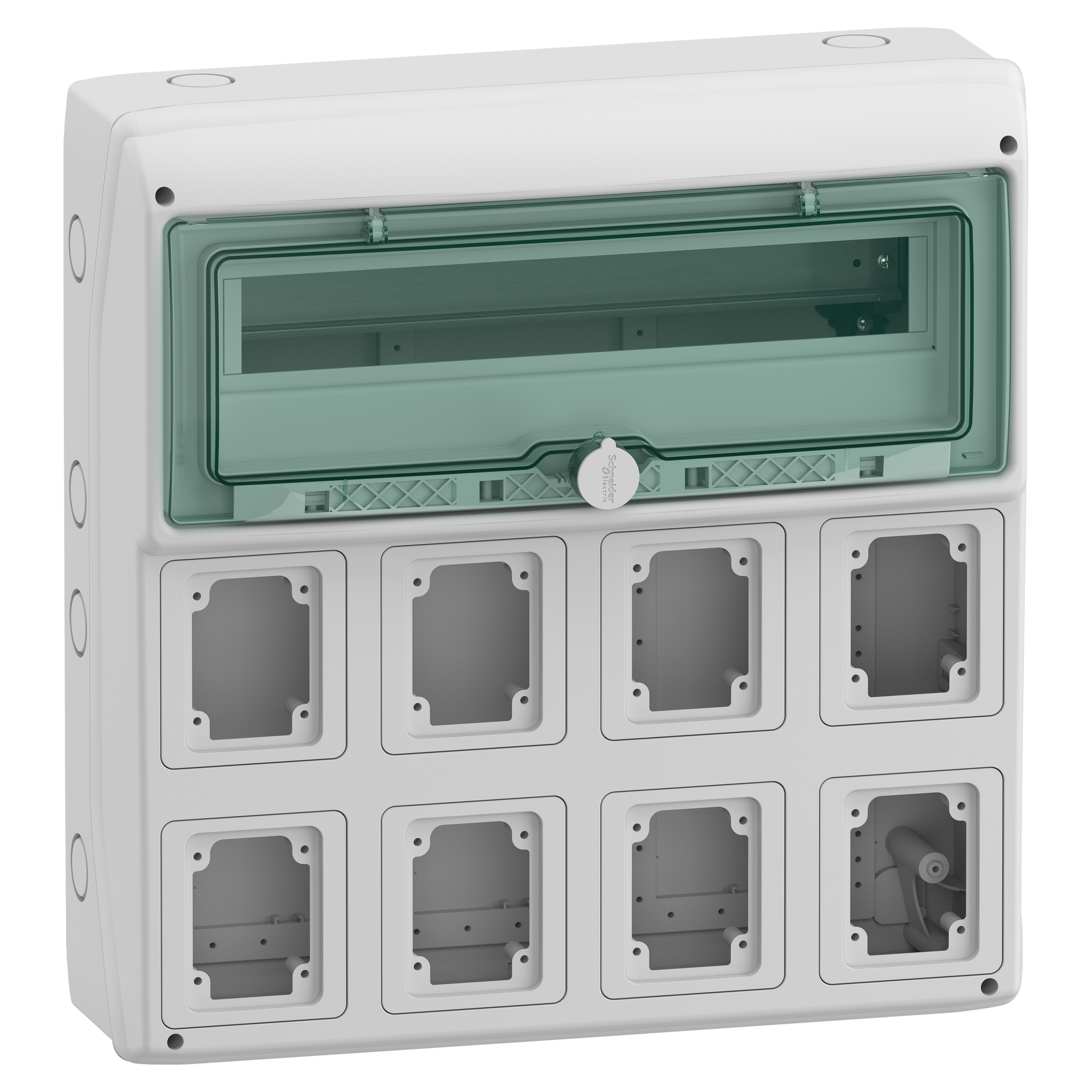 Quadro Mureva Enclosures IP65 18+1 moduli 8 prese da incasso