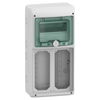 Quadro Mureva Enclosures IP65 8 moduli 2 prese interbloccata Unika
