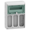 Quadro Mureva Enclosures IP65 12+1 modulo 3 prese interbloccata Unika