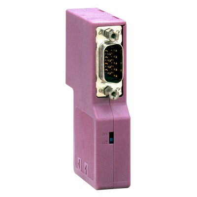 Connettore,  CANopen femmina, SUB-D9 CANopen - IP20 - Ang. a 90° c/ conn. SUB-D9 agg
