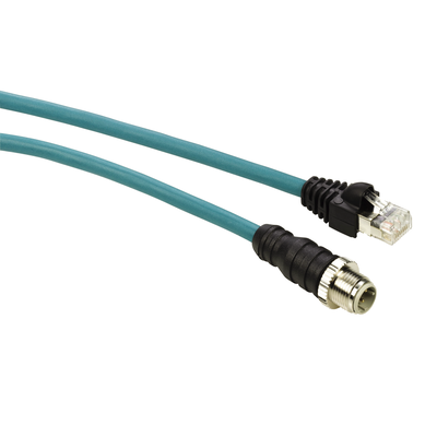 Cavo Ethernet ConneXium - Connettore M12 - Connettore RJ45 - IP67 - 3 m