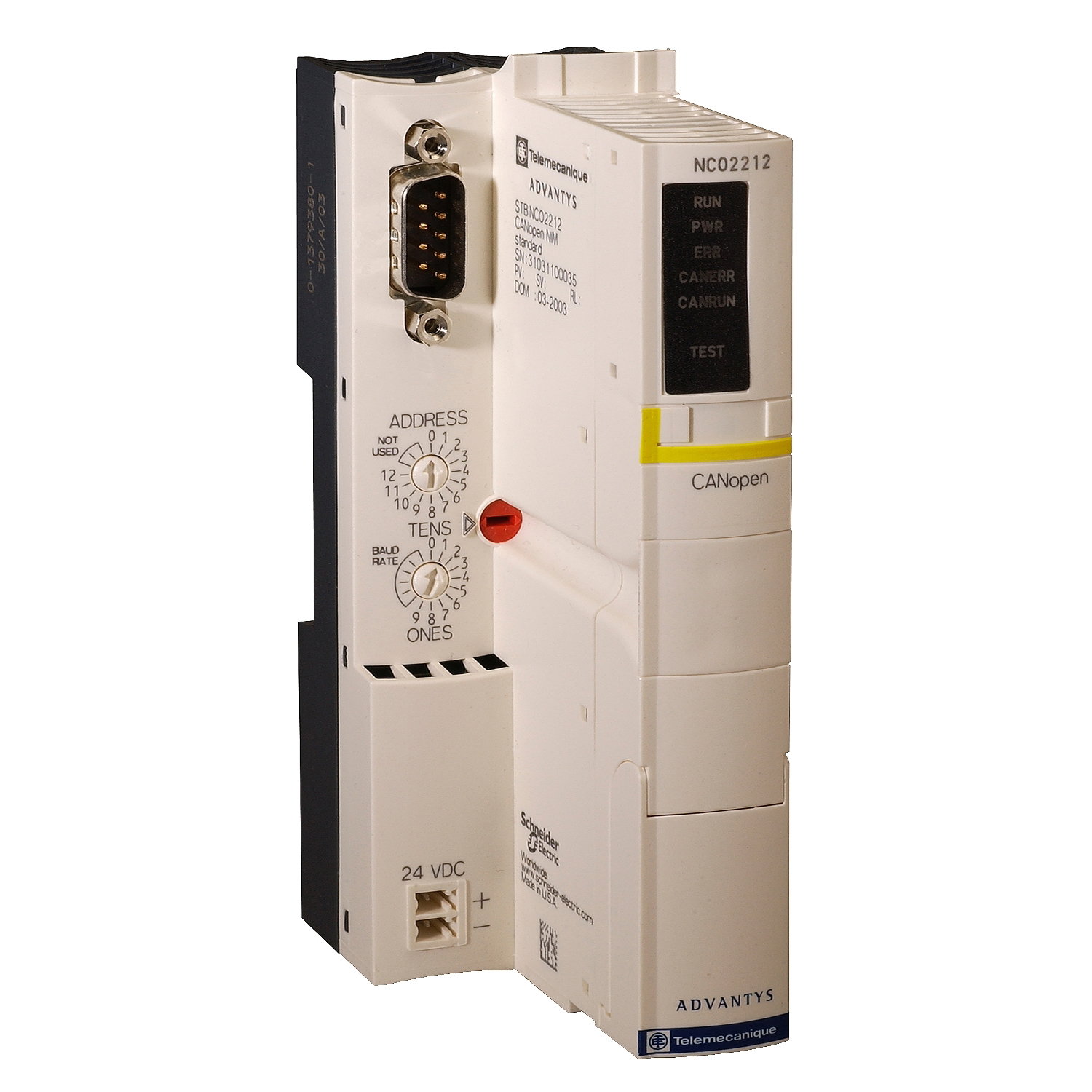 Modulo interfaccia rete standard STB - Bus CANopen - 1 Mbit/s – Immagine 3 di 3