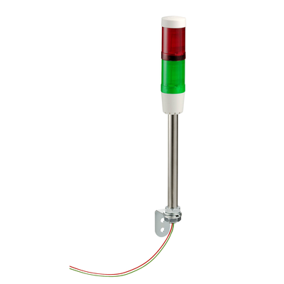 Colonna luminosa con buzzer + 2 elementi luminosi Ø45mm - 24V AC/DC - IP42
