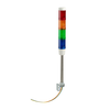 Colonna luminosa con buzzer + 4 elementi luminosi Ø45mm - 24 VAC/CC