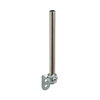 Tubo di supporto in alluminio c/staffa in metallo l=250mm - XVM