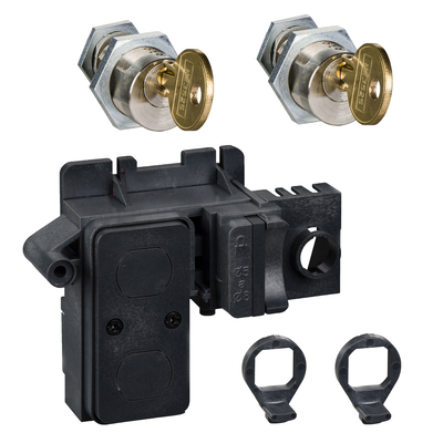 Blocco Ronis + Kit adattamento - Per NW - Blocco in pos. OFF - 2 chiavi diverse