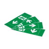 4 Pittogrami Destra/Sinistra/Basso/Alto, Exiway Trend, 20m, Accessorio di Segnalazione