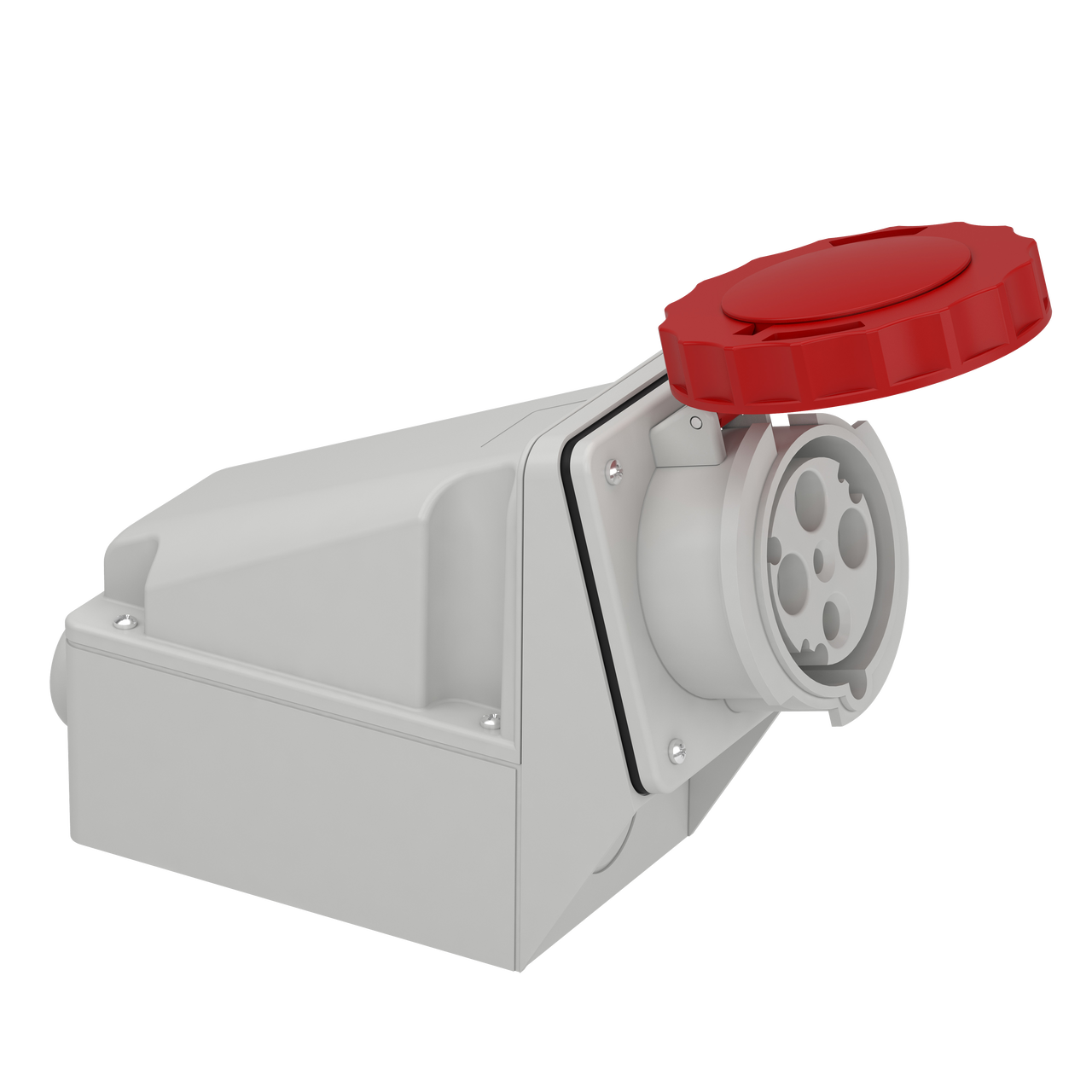 Presa fissa BT da parete IP67 63A 380V 3P+T