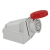 Presa fissa BT da parete IP67 63A 380V 3P+N+T