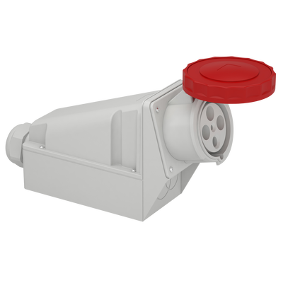 Presa fissa BT da parete IP67 125A 380V 3P+T