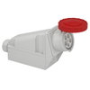 Presa fissa BT da parete IP67 125A 380V 3P+N+T
