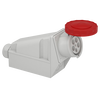 Presa fissa BT da parete IP67 125A 380V 3P+N+T