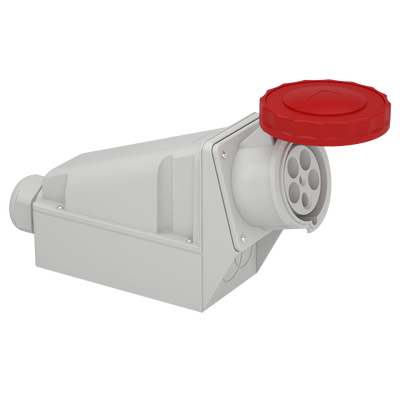 Presa fissa BT da parete IP67 125A 380V 3P+N+T